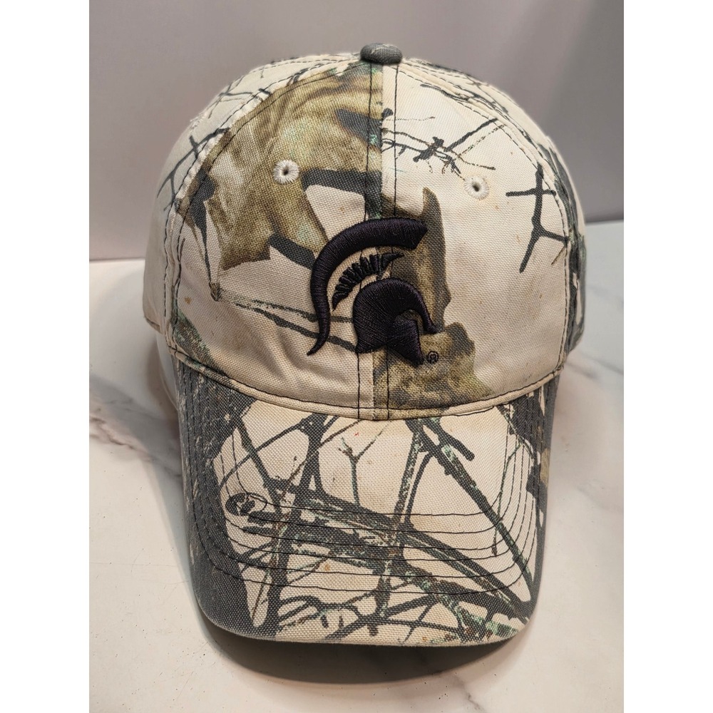 Top of the World Michigan State Spartans‎ Camo Hat Mens Real Tree Adjustable Cap